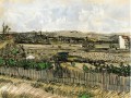 Récolte en Provence à gauche Montmajour Vincent van Gogh